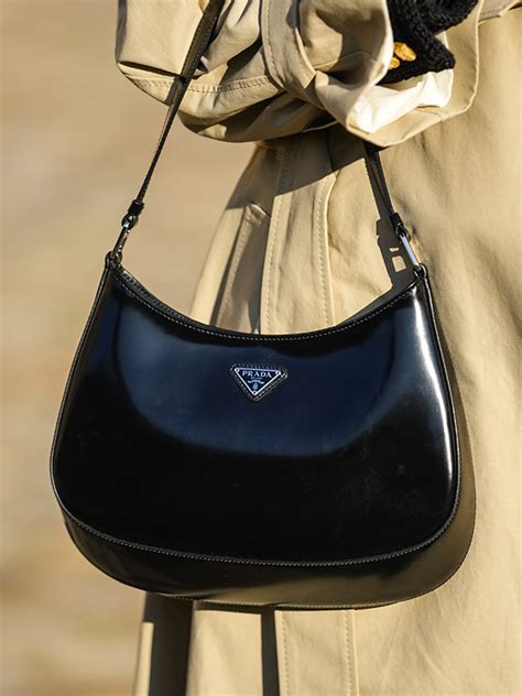 black shoulder bag prada dupe|prada cleo bags dupe.